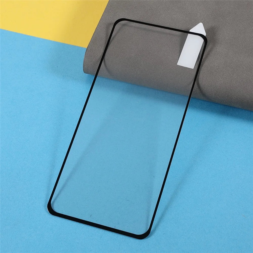 RURIHAI for Oppo Reno6 E Tempered Glass Screen Protector Full Glue 0.26mm 9H Hardness 2.5D Edge Solid Defense Film - 3