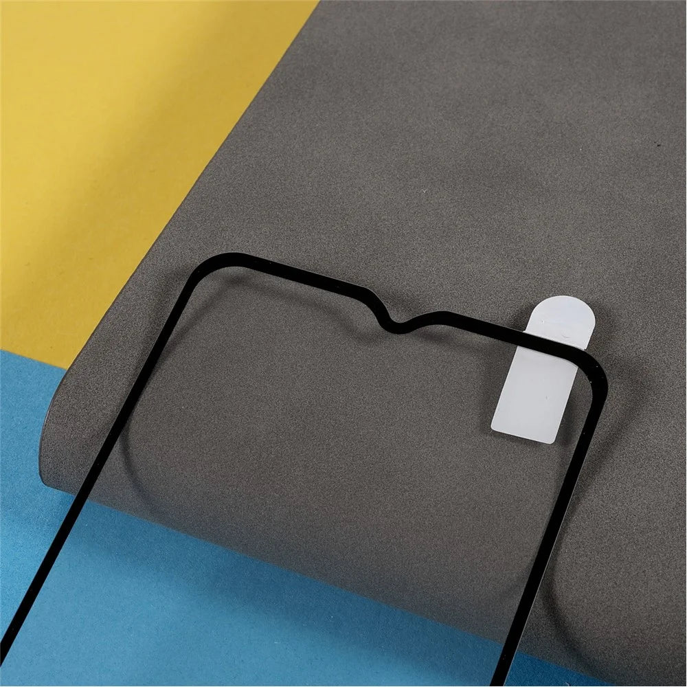 For Motorola Moto G Play (2021) Silk Printing Tempered Glass Screen Protector Full Coverage Full Glue Scratch Resistant Clear Film - 4