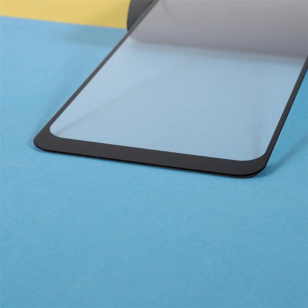 For Motorola Moto G Play (2021) Silk Printing Tempered Glass Screen Protector Full Coverage Full Glue Scratch Resistant Clear Film - 5