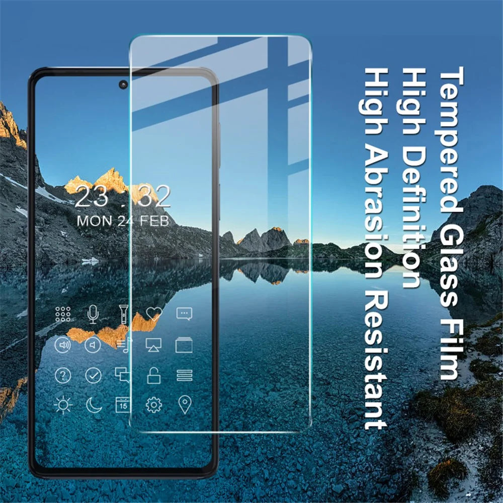 IMAK H Series Anti-explosion HD Clear Front Protection Scratch Resistant Tempered Glass Screen Protector for Motorola Edge 20/Edge 20 Pro/Edge S Pro - 2