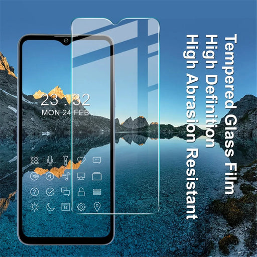 IMAK H Series Hardness Anti-explosion HD Clear Front Protection Scratch Resistant Tempered Glass Screen Protector for ZTE Blade A51 - 2