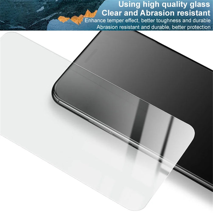 IMAK H Series Hardness Anti-explosion HD Clear Front Protection Scratch Resistant Tempered Glass Screen Protector for ZTE Blade A51 - 3