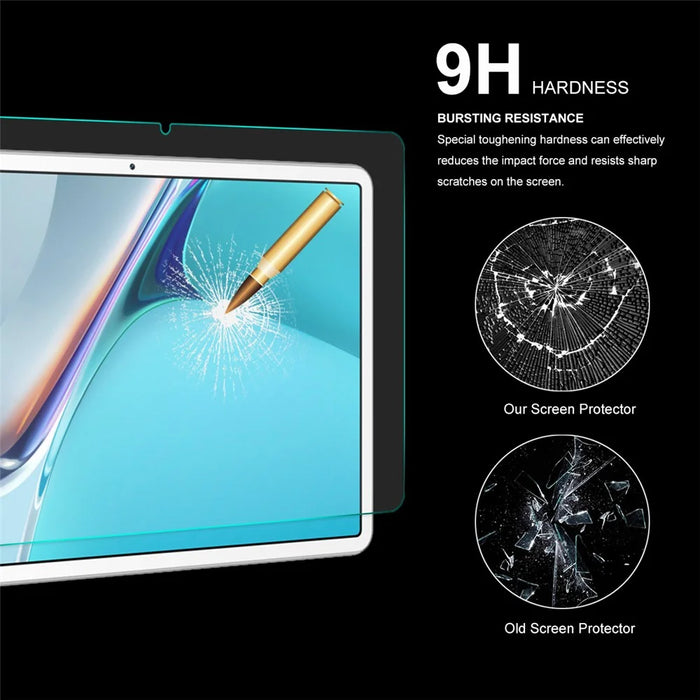 HAT PRINCE 2Pcs/Pack Full Coverage Full Glue 2.5D 9H Hardness 0.33mm Tempered Glass Film Screen Protector for Huawei MatePad 11 (2021) - 4