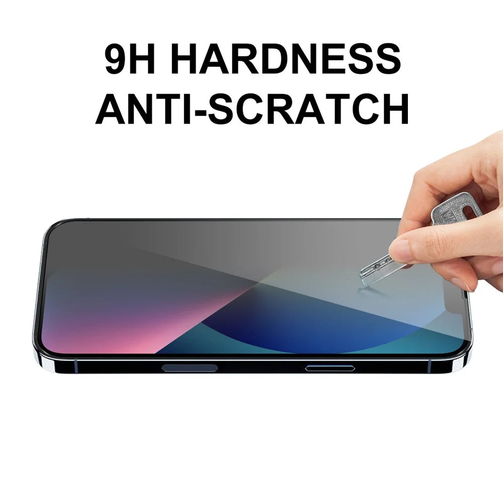 ENKAY HAT PRINCE 2Pcs / Set 28° Anti-spy Tempered Glass Screen Protectors for iPhone 13 mini 5.4 inch - 4