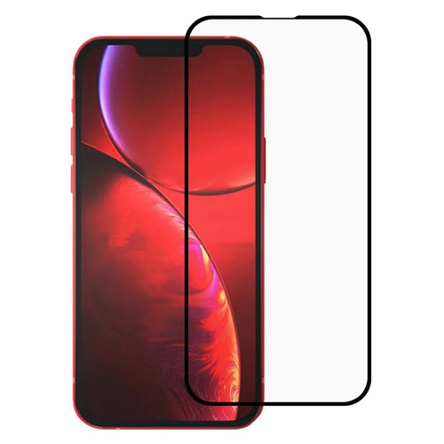 Full Glue Matte Silk Printing Tempered Glass Anti-fingerprint Full Screen Protector Film for iPhone 13 / 13 Pro / 14 / 14 - 1