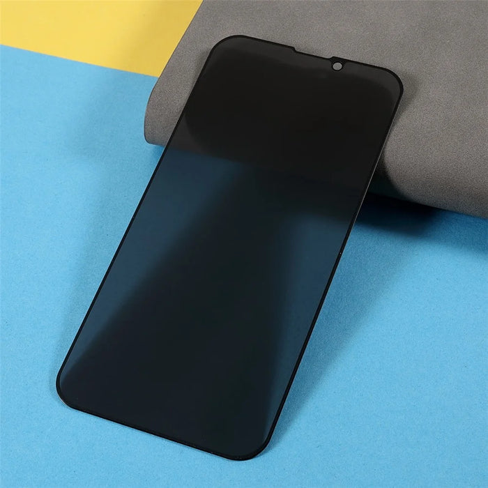 Premium  Full Coverage Full Glue Anti-Spy Privacy Silk Printing Tempered Glass Screen Protector for iPhone 13 Pro Max / 14 Plus - 7