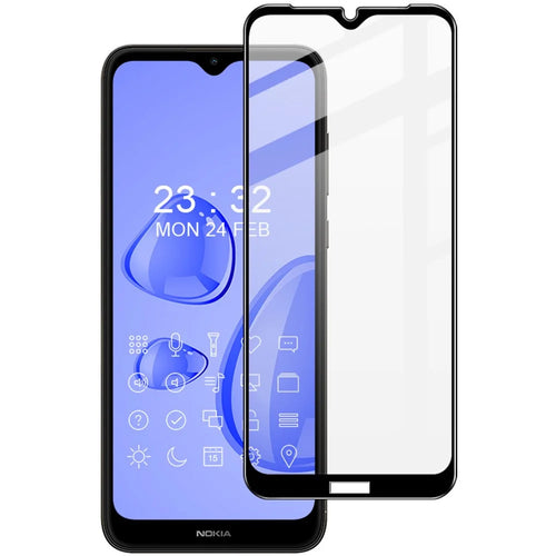 IMAK Pro+ Full HD Clear 9H Anti-Scratch Full Coverage Full Glue Tempered Glass Film for Nokia C30 - 1