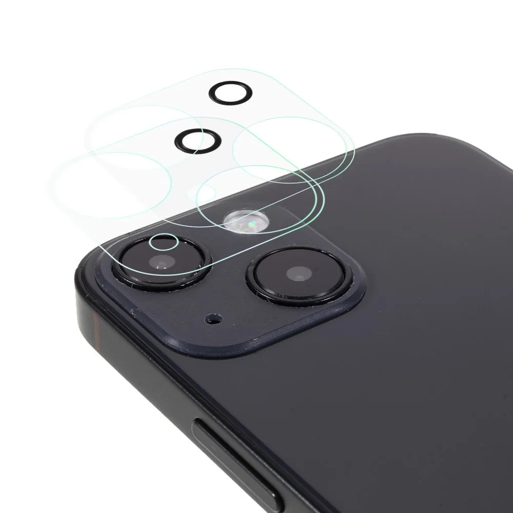 2pcs Complete Coverage Ultra Clear Tempered Glass Rear Camera Lens Film Protector for iPhone 13 mini 5.4 inch - 1