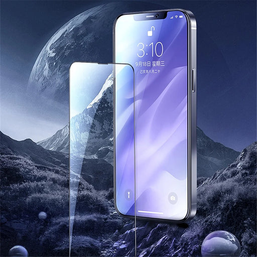JOYROOM HD Full Coverage Full Glue 9H Hardness Tempered Glass Protective Film for iPhone 13 / 13 Pro / 14 - 2