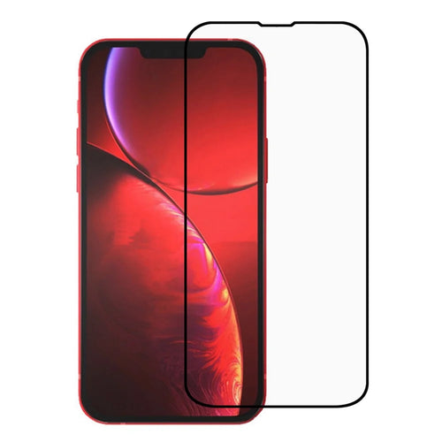 High Aluminum-silicone Glass Full Glue Full-screen Silk Printing Tempered Screen Glass for iPhone 13 Pro 6.1 inch - 1