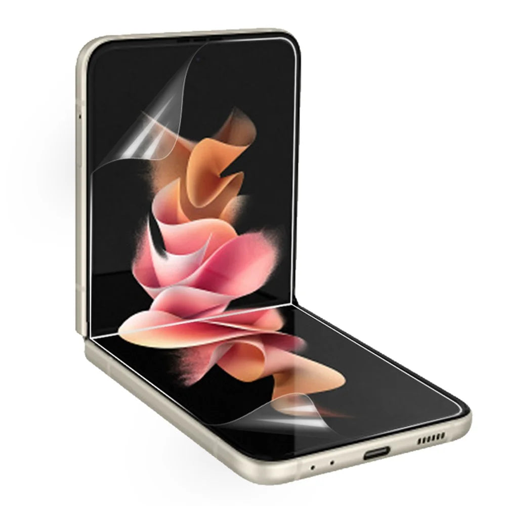 For Samsung Galaxy Z Flip3 5G Hydrogel Protective Film Full Coverage HD Clear Soft TPU Screen Protector - 1