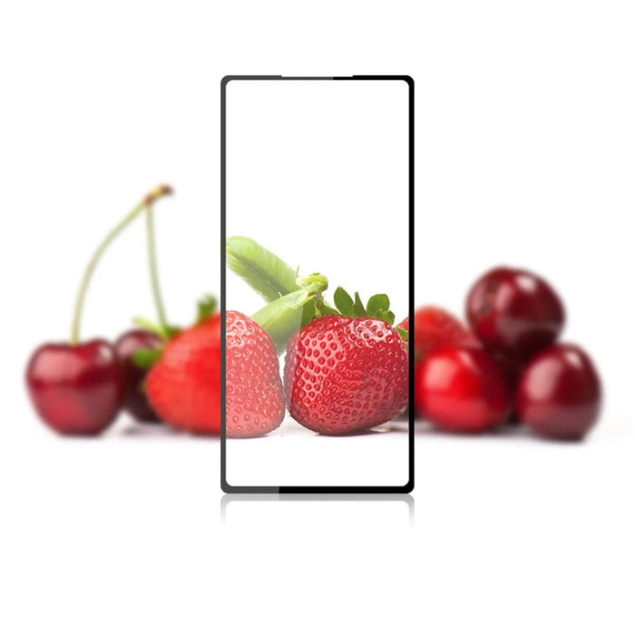 MOCOLO Silk Printing Full Adhesive Glue Full Coverage HD Clear 9H Tempered Glass Screen Guard for Google Pixel 6 - Black - 5