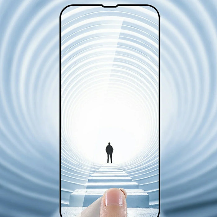 JOYROOM Anti-peep Silk Print Full Glue Tempered Glass Screen Protector for iPhone 13 Pro Max / 14 Plus - 6