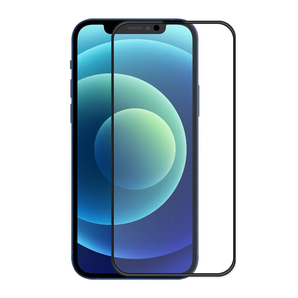 HAT PRINCE Full Coverage Full Glue HD Clear 9H Hardness Tempered Glass Screen Protector for iPhone 13 / 13 Pro / 14 - 1