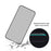 2Pcs / Set HAT PRINCE Full Coverage Full Glue 9H Hardness HD Anti-Spy Anti-Peep Tempered Glass Screen Protector for iPhone 13 / 13 Pro / 14 - 2