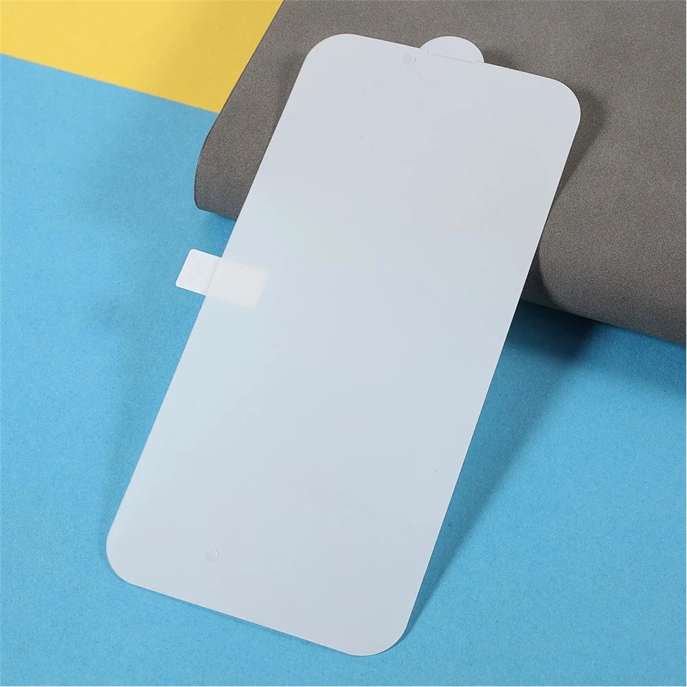 For iPhone 13 / 13 Pro / 14 Full Coverage Hydrogel Screen Protector Transparent Soft TPU Film - 3