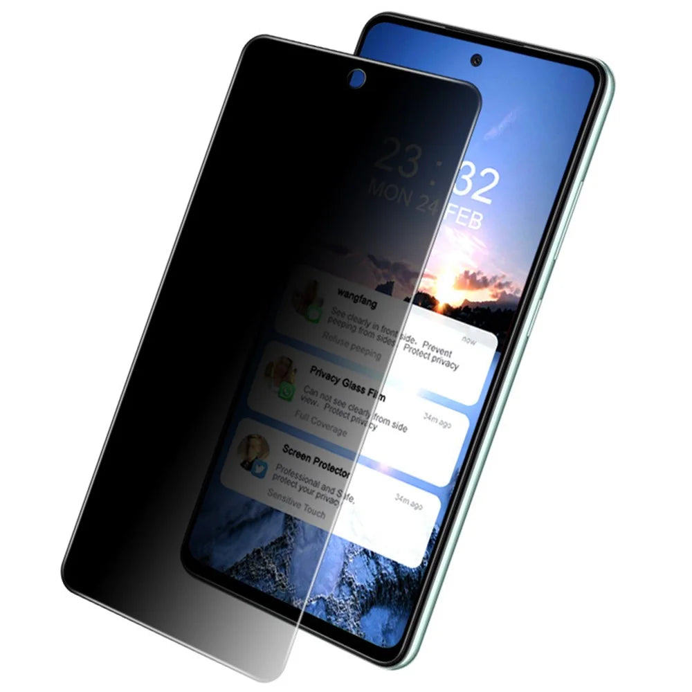 IMAK Anti-Peep Privacy Protection Tempered Glass Screen Protector for Samsung Galaxy A52s 5G / A52 4G / 5G - 4
