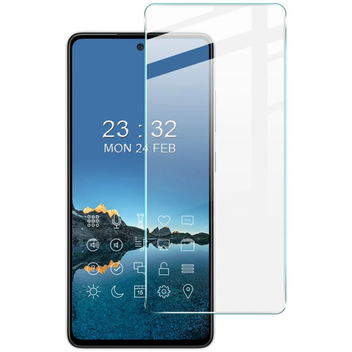 IMAK H Series Scratch-Resistant Sensitive Touch Bubble-Free HD Clear Tempered Glass Film for Samsung Galaxy A52 4G/5G/A52s 5G - 1