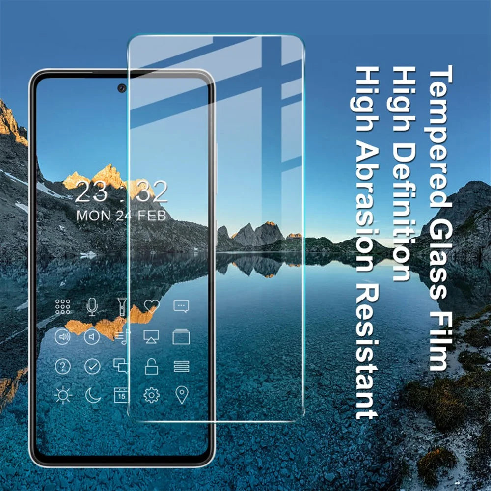 IMAK H Series Scratch-Resistant Sensitive Touch Bubble-Free HD Clear Tempered Glass Film for Samsung Galaxy A52 4G/5G/A52s 5G - 3