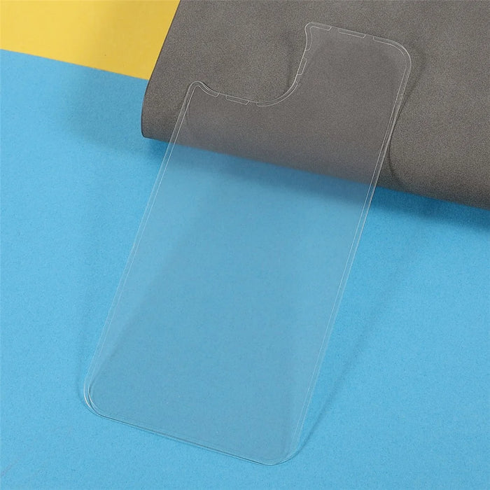 Side Glue Matte Tempered Glass Back Protector Explosion-proof Film for iPhone 13 6.1 inch - 2