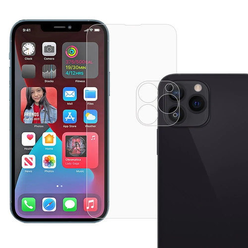 9H Hardness 2.5D Edge HD Clear Tempered Glass Screen Protector with Camera Lens Protector Film for iPhone 13 Pro 6.1 inch - 1