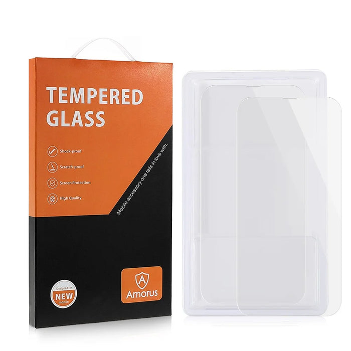 AMORUS 2Pcs / Set High Transparency Full Glue Tempered Glass Screen Protectors for iPhone 13 Pro Max / 14 Plus - 6