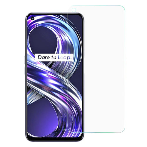 Ultra-thin Waterproof Anti-scratch 0.3mm Arc Edges Tempered Glass Screen Protector for Realme 8i - 1
