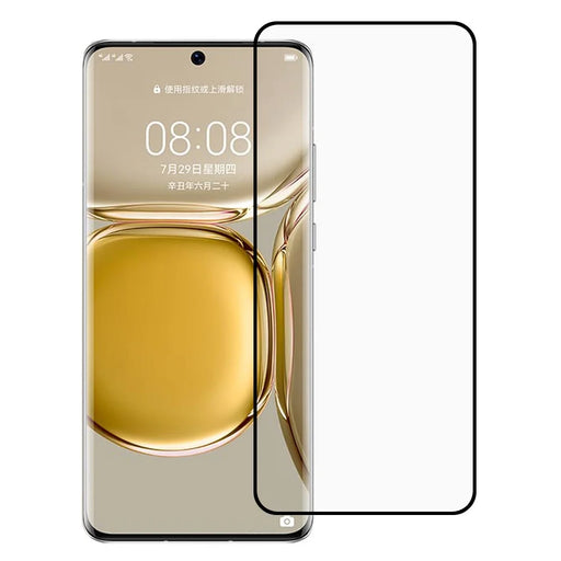 RURIHAI Full Size Full Glue 2.5D Secondary Hardening Solid Defense 0.26mm Tempered Glass Screen Protector for Huawei P50 - 1