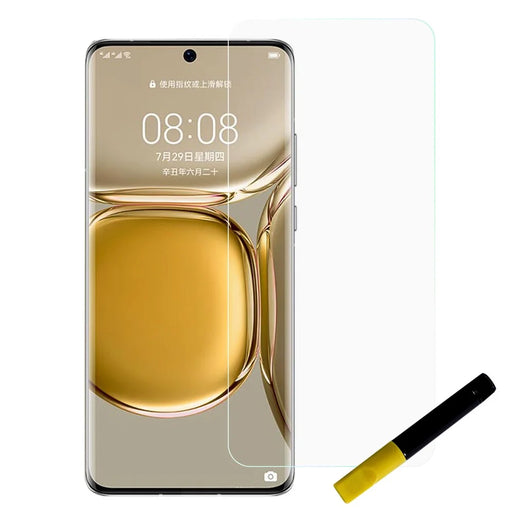 RURIHAI 3D Full Glue Anti-explosion UV Liquid Tempered Glass Screen Protector Film for Huawei P50 Pro - 1