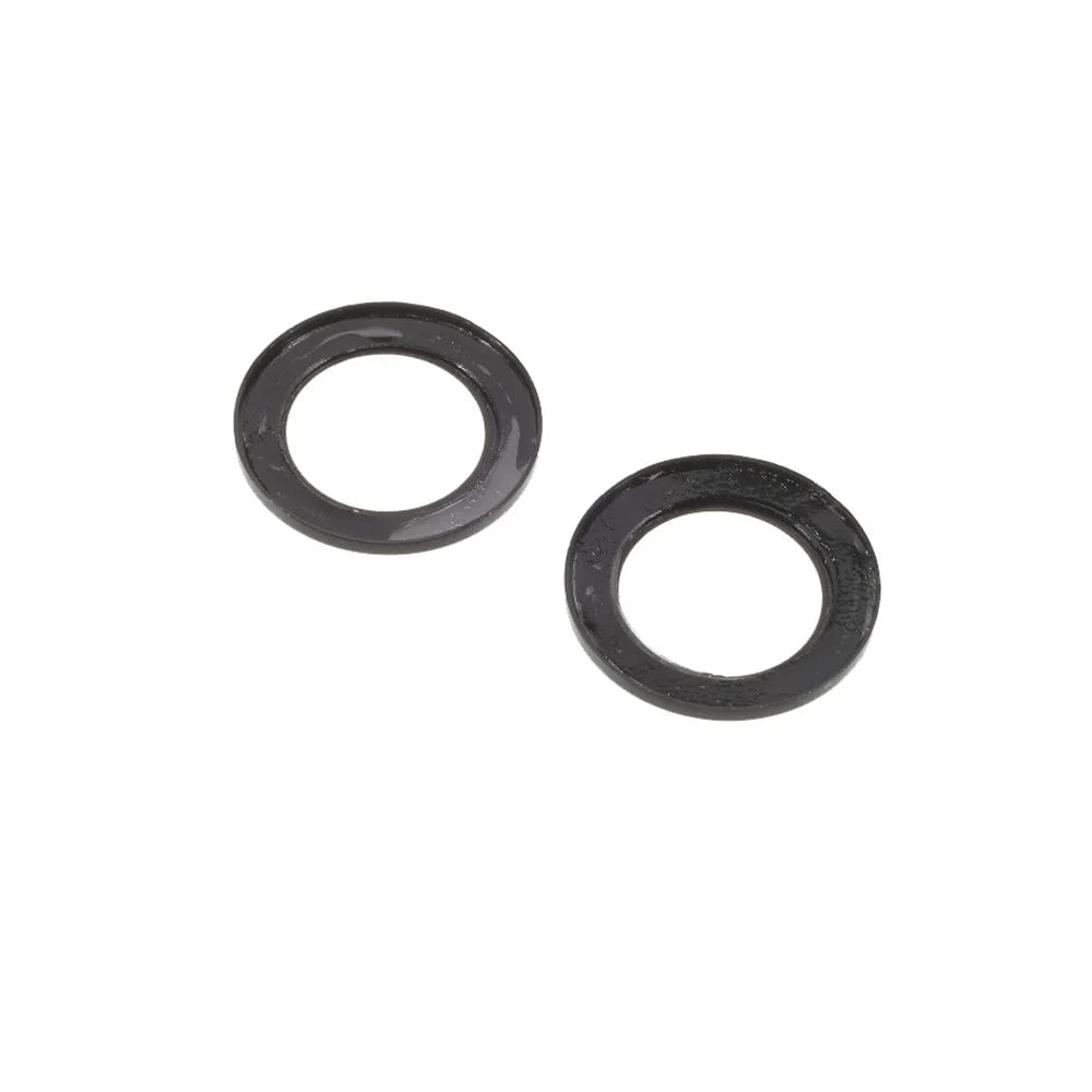2pcs/Set Monochrome Design AGC Glass Camera Lens Protector Film Guard for iPhone 13/13 mini - Black - 3