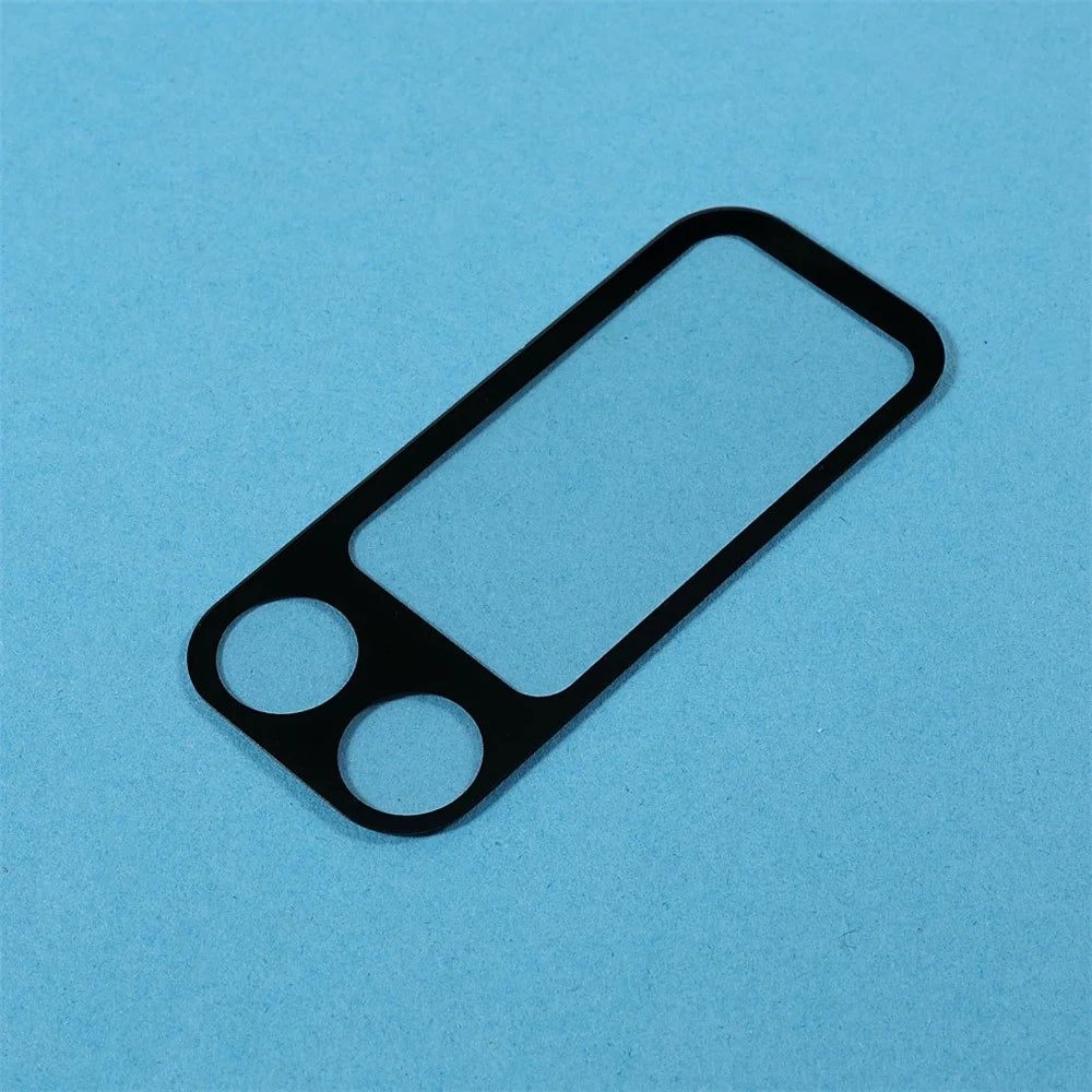 Silk Printing Anti-scratch Tempered Glass Camera Lens Guard Films Protector for Samsung Galaxy Z Flip3 5G - Black - 5