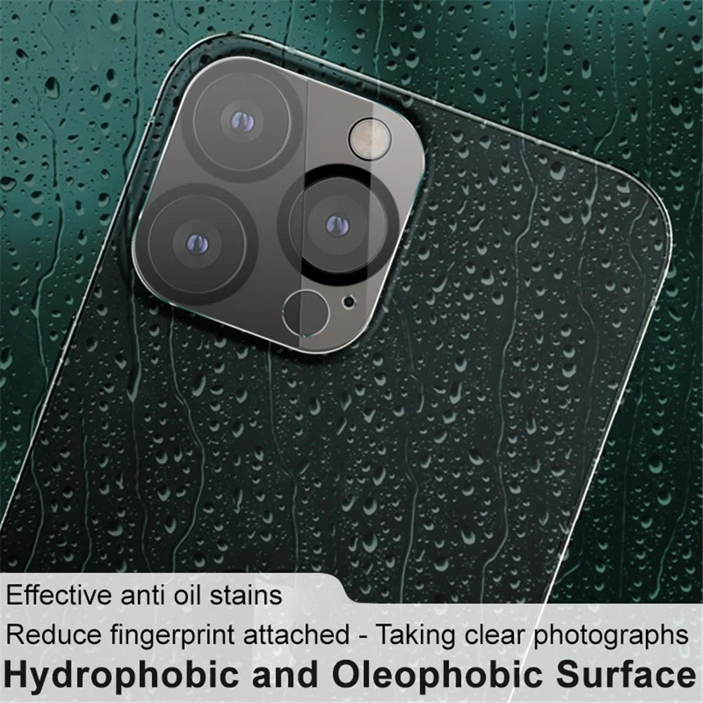 IMAK Tempered Glass Camera Lens Protective Film + Acrylic Lens Cap for iPhone 13 Pro / 13 Pro Max - 6