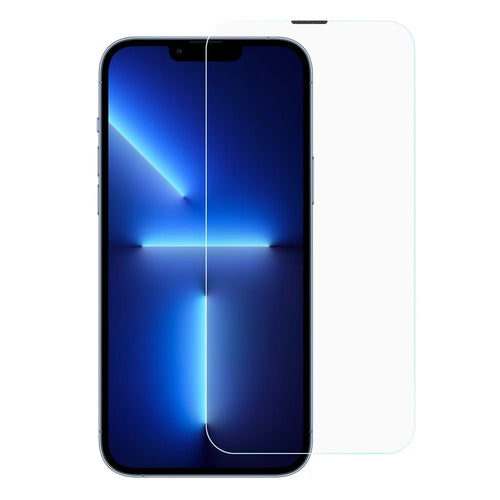 Ultra Clear 0.25mm Tempered Glass Screen Protector Film Guard with Dust-proof Net for iPhone 13 / 13 Pro / 14 - 1