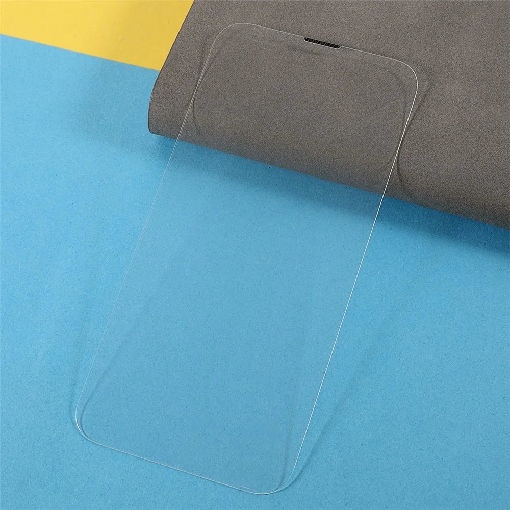 Ultra Clear 0.25mm Tempered Glass Screen Protector Film Guard with Dust-proof Net for iPhone 13 / 13 Pro / 14 - 4