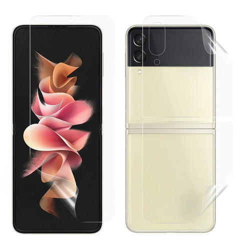 For Samsung Galaxy Z Flip3 5G Hydrogel Film Full Cover Anti-Bubble HD Clear TPU Screen Protector - 1