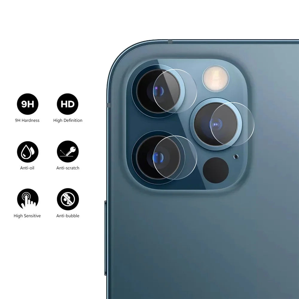 ENKAY HAT PRINCE 0.2mm 9H Hardness HD Anti-Scratch Tempered Glass Back Camera Lens Protector (3Pcs/Group) for iPhone 13 Pro / 13 Pro Max - 2