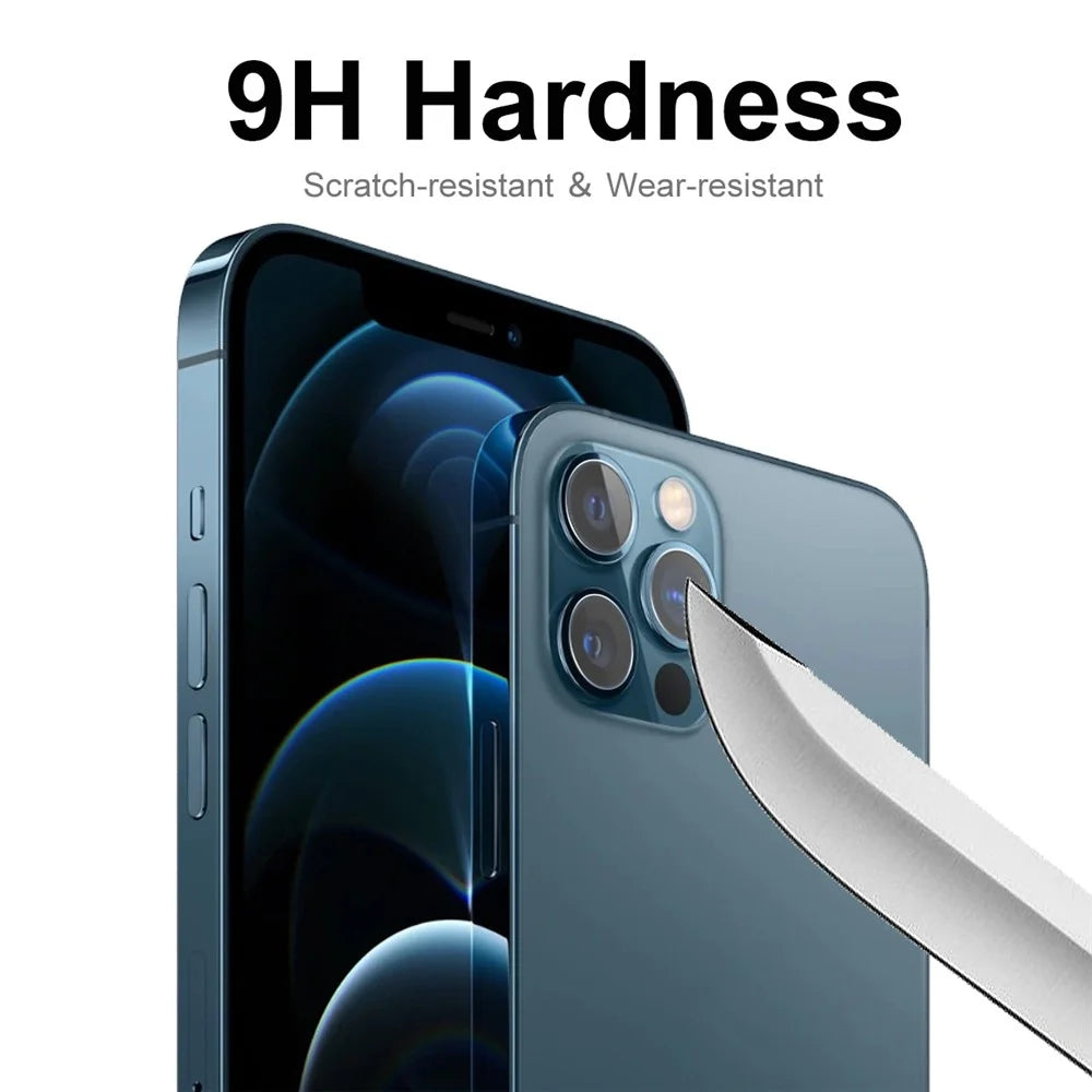 ENKAY HAT PRINCE 2 Group/Set Ultra-Thin HD 0.2mm Clear Scratch-Resistant Tempered Glass Camera Lens Back Film (3Pcs/Group) for iPhone 13 Pro / 13 Pro Max - 3