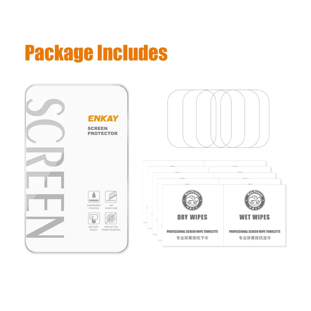 ENKAY HAT PRINCE for Apple Watch Series 9 / 8 / 7 41mm 2Pcs / Set 3D Curved Hot Bending Full Coverage HD Clear Ultra-Thin Screen Protector Soft PET Filmm - Transparent - 6
