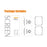 ENKAY HAT PRINCE 2Pcs/Set Anti-Scratch 3D Curved Edge Soft PC Edge + PMMA Full Coverage Tempered Glass Screen Protector for Apple Watch Series 7 45mm - 7