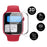 ENKAY HAT PRINCE 5Pcs/Set 3D Curved Soft PC Edge + PMMA Full Coverage Tempered Glass Screen Protector Film for Apple Watch Series 7 45mm - 2