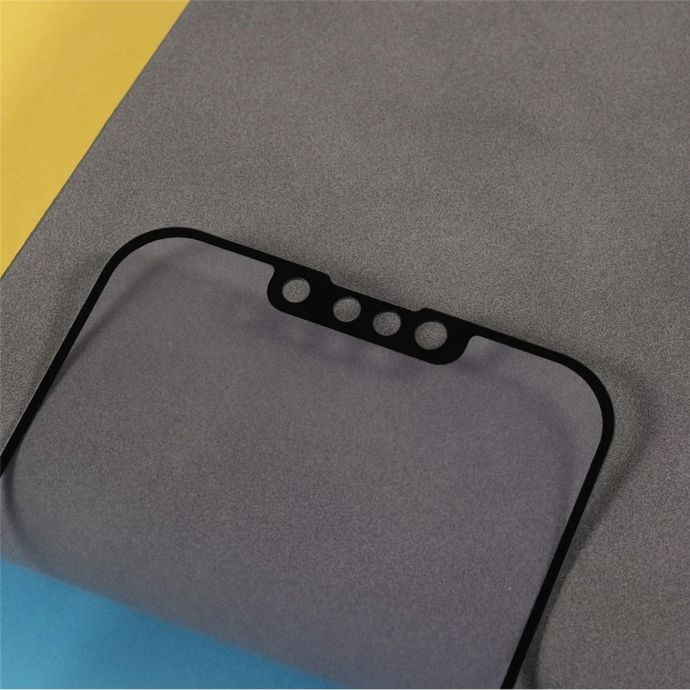 Anti-Blue-Ray Fingerprint-Free Matte Surface Full Glue Tempered Glass Screen Protector for iPhone 13 / 13 Pro / 14 - 3