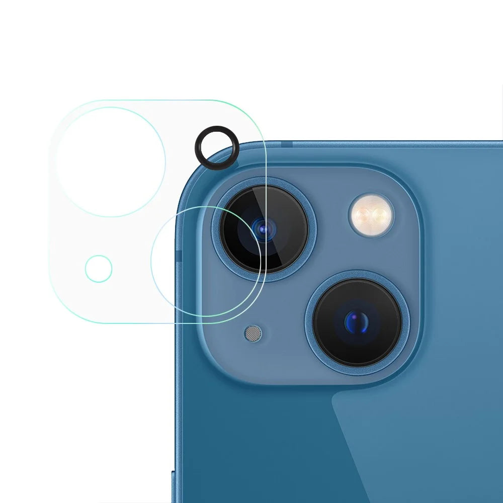 Anti-scratch 9H Hardness Full Coverage Tempered Glass Camera Lens Protector Film for iPhone 13 6.1 inch - 1
