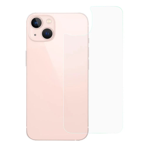 Explosion-Proof Perfect Adhesion Ultra-Thin 0.25mm Arc Edges 9H Tempered Glass Back Cover Protective Film for iPhone 13 6.1 inch - 1