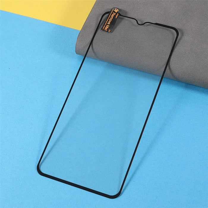 Silk Printing Anti-Explosion Full Glue Thin Complete Covering Tempered Glass Screen Protector for Realme C21Y - 6
