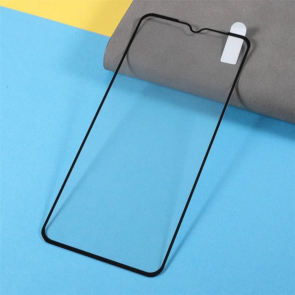 HD Full Screen Full Glue Sensitive Touch Silk Printing Tempered Glass Screen Protector for Samsung Galaxy A12 Nacho - 3