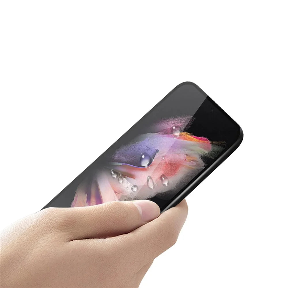 PINWUYO Anti-fingerprint Anti-explosion Full Glue HD Tempered Glass Protector for Samsung Galaxy Z Fold3 5G - 4