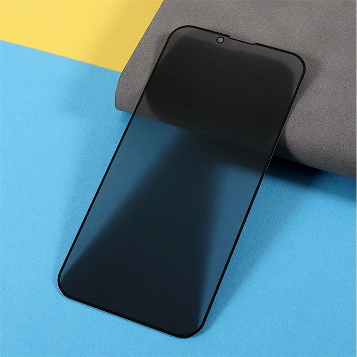 Anti-spy Full Screen Coverage Silk Printing Scratch Resistant Tempered Glass Screen Guard Film (Side Glue) for iPhone 13 Pro Max / 14 Plus - 4