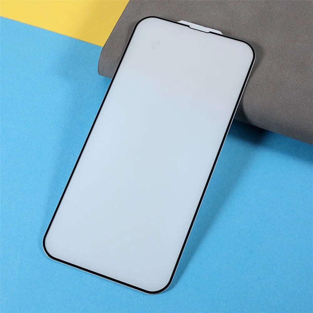 Electroplating Silk Printing Tempered Glass Screen Protector Film for iPhone 13 / 13 Pro / 14 - 2