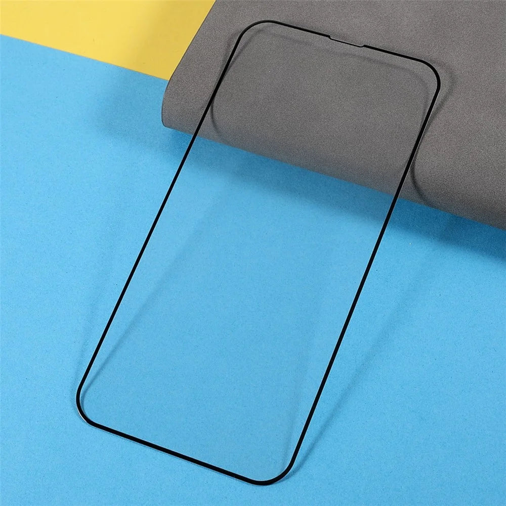 Electroplating Silk Printing Tempered Glass Screen Protector Film for iPhone 13 / 13 Pro / 14 - 3