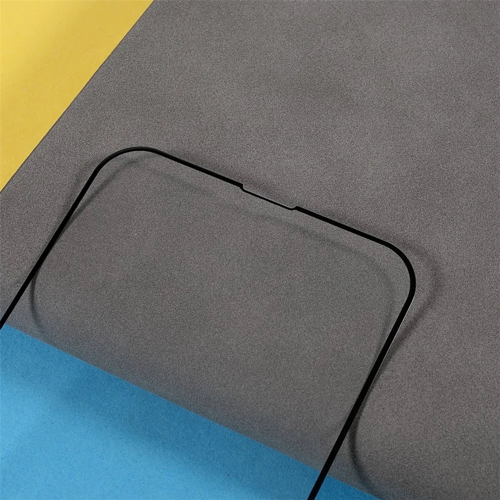 Electroplating Silk Printing Tempered Glass Screen Protector Film for iPhone 13 / 13 Pro / 14 - 4